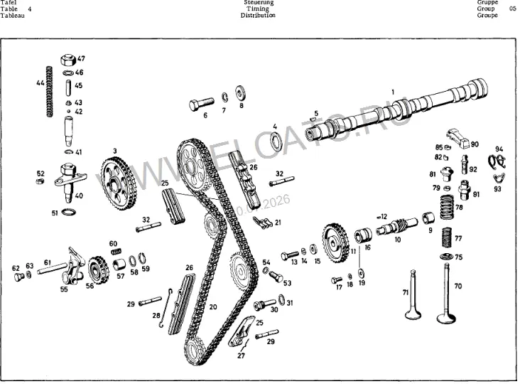Схема узла: TIMING (121.923 TYP M 121 B.IV, .VIII BM 121.923, .927) / TIMING