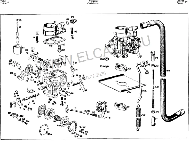 Схема узла: CARBURETOR / CARBURETOR