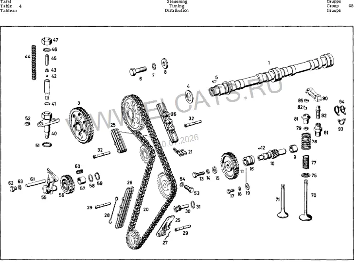 Схема узла: TIMING (121.923 TYP M 121 B.IV, .VIII BM 121.923, .927) / TIMING