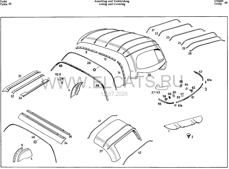 Схема узла: LINING AND COVERING / LINING AND COVERING