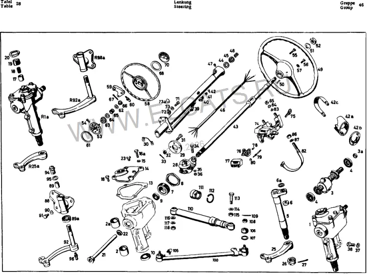 Схема узла: STEERING / STEERING