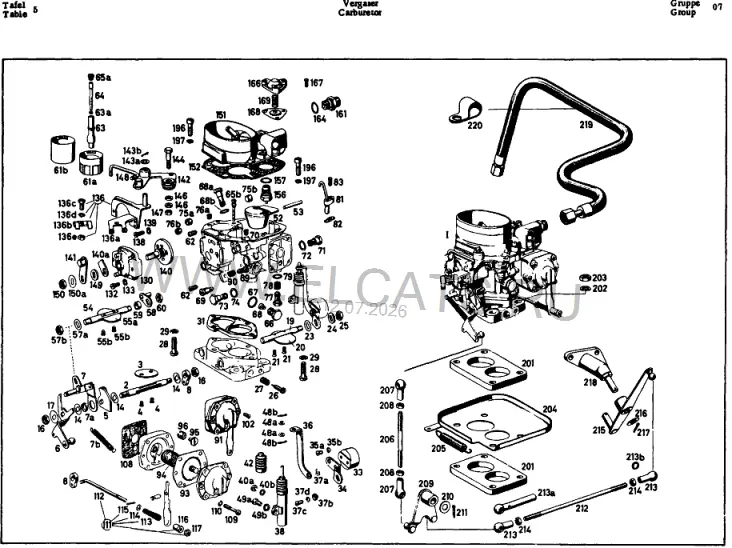 Схема узла: CARBURETOR / CARBURETOR