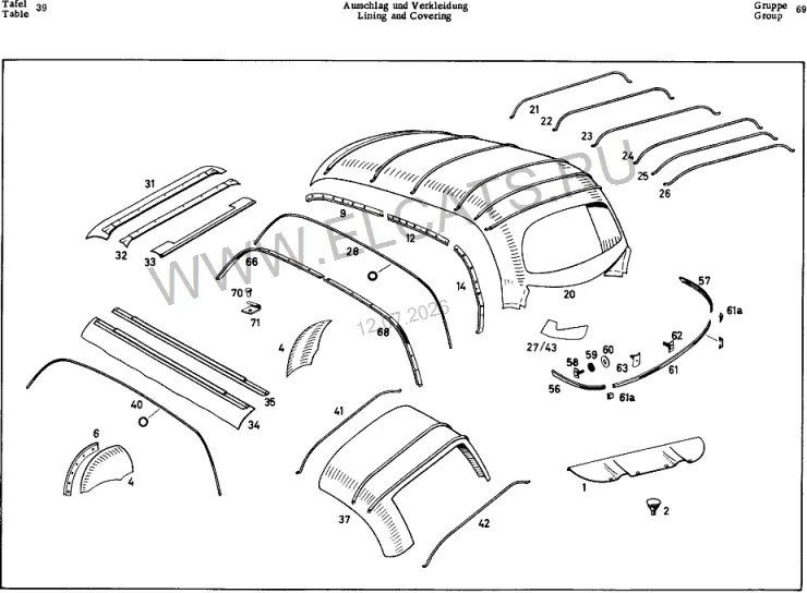 Схема узла: LINING AND COVERING / LINING AND COVERING