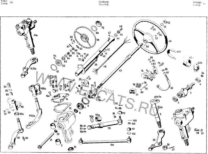 Схема узла: STEERING / STEERING