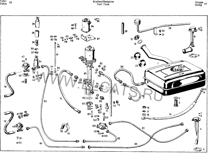 Схема узла: FUEL TANK / FUEL TANK