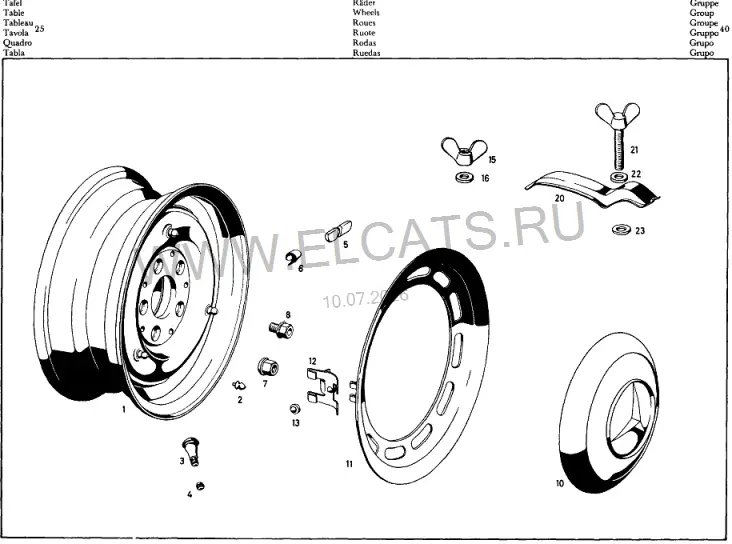 Схема узла: WHEELS / WHEELS