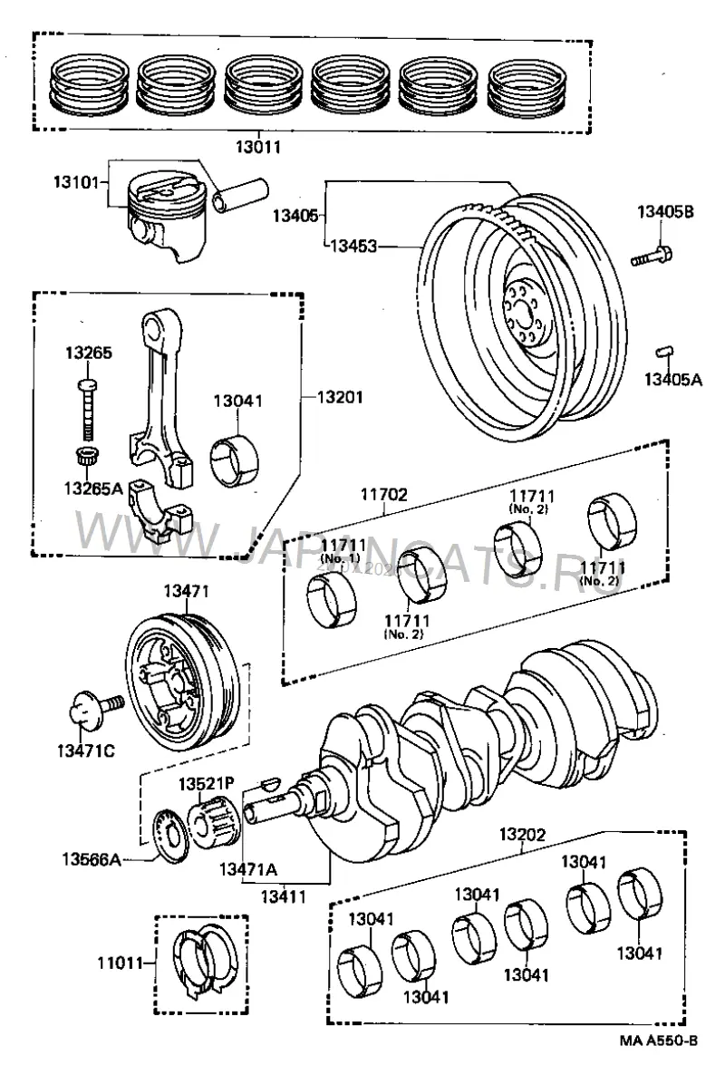 Схема узла: UNIT PARTS