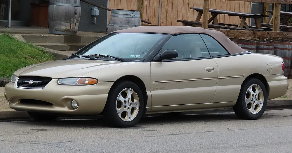 Chrysler Sebring 1 ПОКОЛЕНИЕ — КАБРИОЛЕТ (JX)