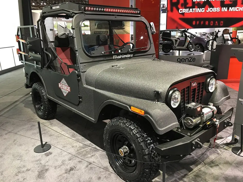 Mahindra Roxor 1 ПОКОЛЕНИЕ (2018–2020, ОРИГИНАЛЬНЫЙ ДИЗАЙН)