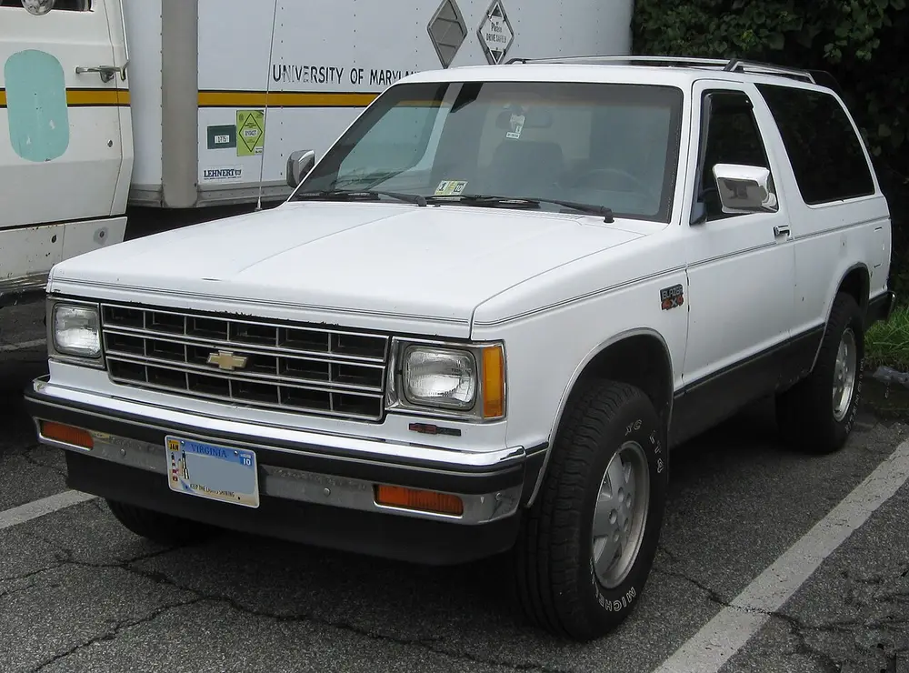Chevrolet Blazer S-10 BLAZER, 1-Е ПОКОЛЕНИЕ